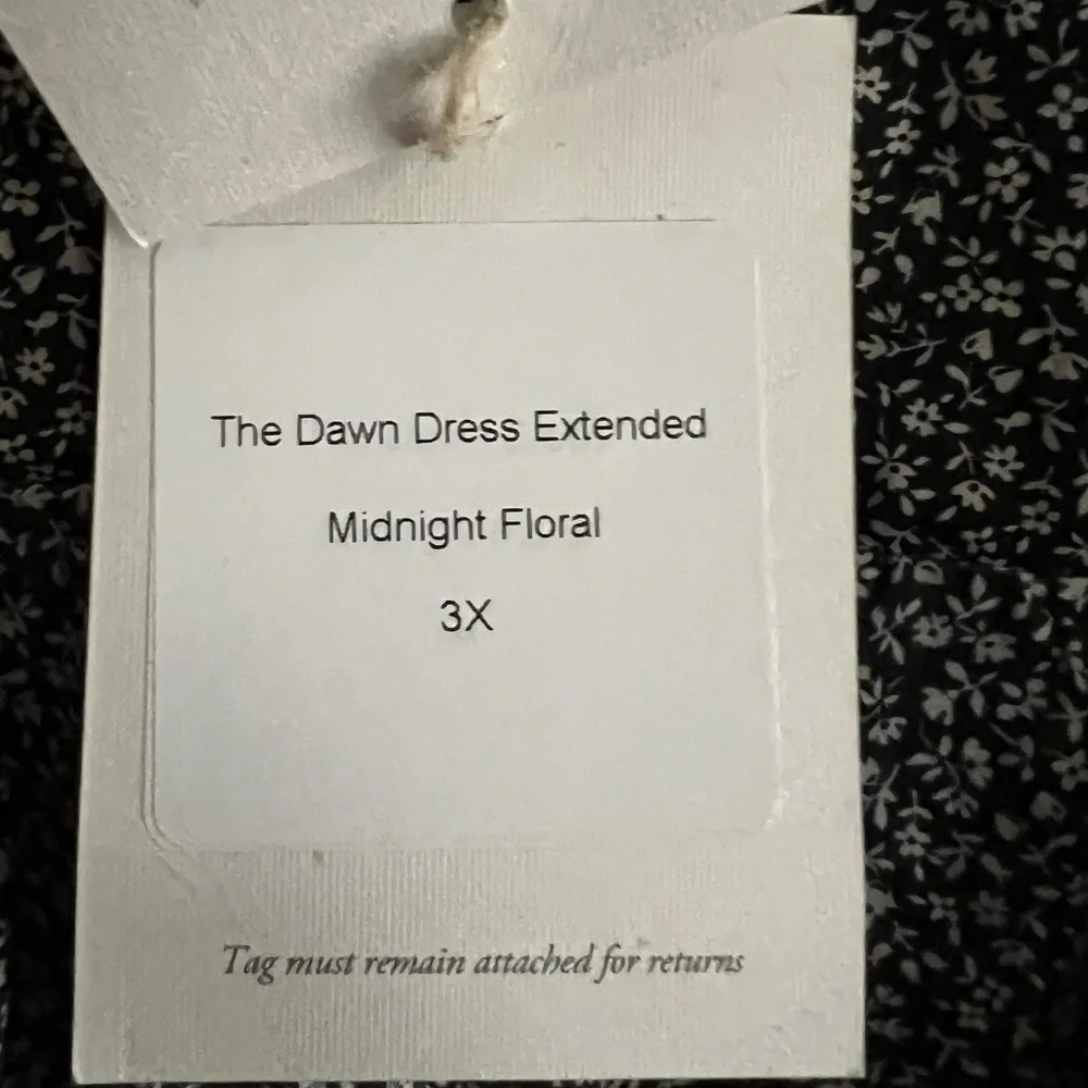 3X NWT Christy Dawn Dress in Midnight Floral - Picture 10 of 12